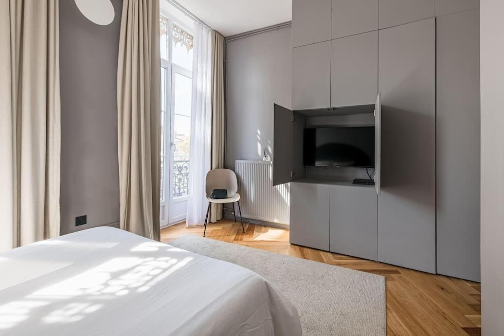 סן-אטיין Beige Hospitalite - Apotheose Luxueux- 3 Chambres - Parking Prive מראה חיצוני תמונה